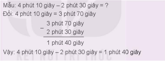 Toán 5 Bài 57 - Cộng, trừ số đo thời gian - Hình 4