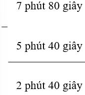 Toán 5 Bài 57 - Cộng, trừ số đo thời gian - Hình 6