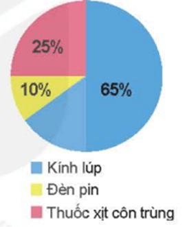 Toán 5 Bài 64 - Biểu đồ hình quạt tròn - Hình 2