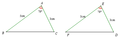 Hình 2: Trường hợp bằng nhau thứ hai và thứ ba của tam giác lớp 7 (Lý thuyết Toán 7 Kết nối tri thức) (ảnh 2)
