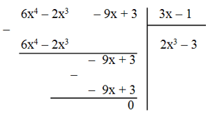 Hình 3: Phép chia đa thức một biến lớp 7 (Lý thuyết Toán 7 Kết nối tri thức) (ảnh 3)