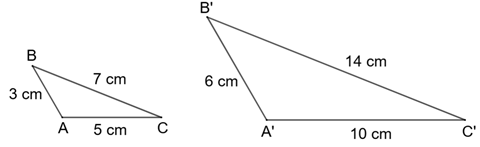 Hình 6: Ba trường hợp đồng dạng của hai tam giác lớp 8 (Lý thuyết Toán 8 Kết nối tri thức) (ảnh 6)