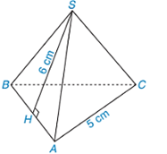 Hình 5: Hình chóp tam giác đều lớp 8 (Lý thuyết Toán 8 Kết nối tri thức) (ảnh 5)