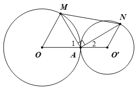 Hai đường tròn ở ngoài nhau (d > R + r)
