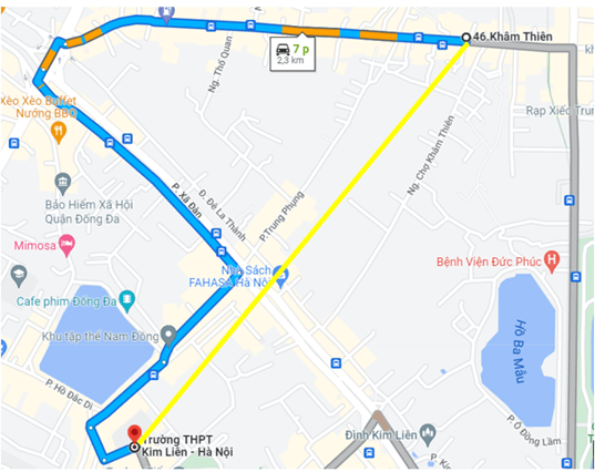 Độ dịch chuyển vuông góc tam giác vuông
