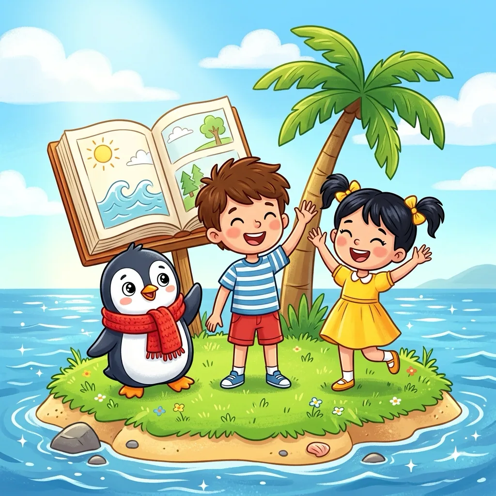 Pip, Bill và Lily trên đảo English Island